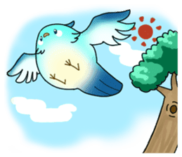 Chick and Small birds sticker #10758623