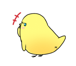 Chick and Small birds sticker #10758654