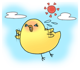 Chick and Small birds sticker #10758655