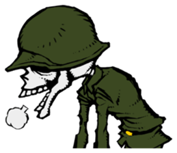 skeleton_soldier_2 sticker #10759485