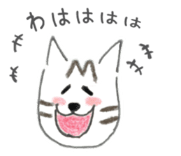 Browntabby cat Mamesuke sticker #10759498