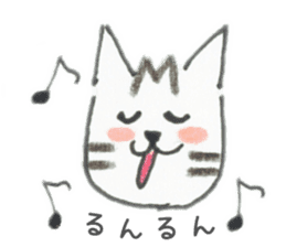 Browntabby cat Mamesuke sticker #10759510