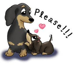 Cute Dachshund Ryu! Vol 3 sticker #10759554