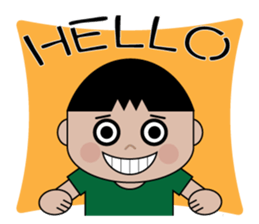 Cute Little  Boy sticker #10759576