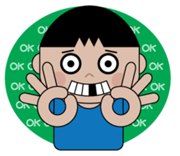 Cute Little  Boy sticker #10759592