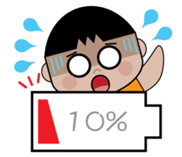 Cute Little  Boy sticker #10759602