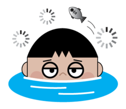 Cute Little  Boy sticker #10759605