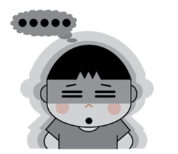 Cute Little  Boy sticker #10759610