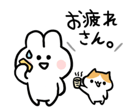 Rabbits of the Kansai dialect sticker #10759932