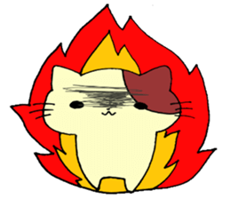 Handwriting  more than one cat sticker #10759992