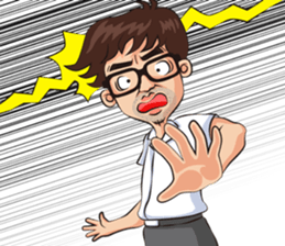 The epic story of Fu-Hsin Han sticker #10760069