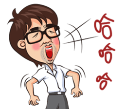 The epic story of Fu-Hsin Han sticker #10760071