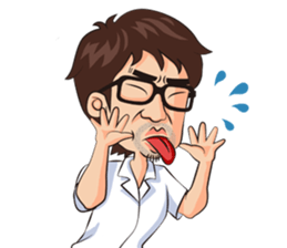 The epic story of Fu-Hsin Han sticker #10760082