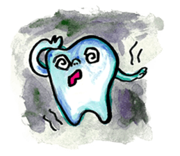 the tooth is hot sticker #10760339