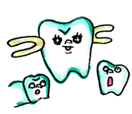 the tooth is hot sticker #10760344