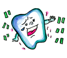 the tooth is hot sticker #10760362