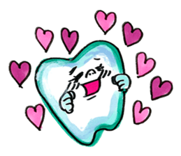 the tooth is hot sticker #10760367