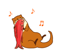 The otter [Kawauso] sticker #10760539