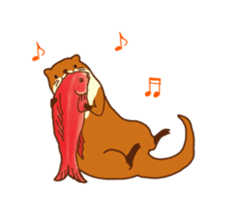The otter [Kawauso] sticker #10760539