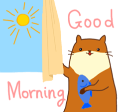 The otter [Kawauso] sticker #10760556