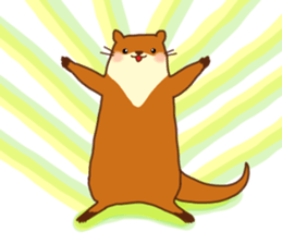 The otter [Kawauso] sticker #10760565