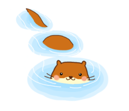 The otter [Kawauso] sticker #10760569