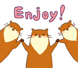 The otter [Kawauso] sticker #10760573