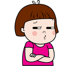 Scorpion lady vs make-over girl 2 sticker #10760588