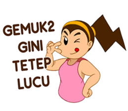 Girl's Diet Diary sticker #10760658