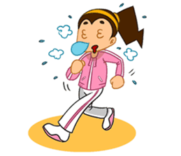 Girl's Diet Diary sticker #10760661