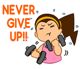 Girl's Diet Diary sticker #10760667