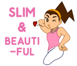 Girl's Diet Diary sticker #10760672