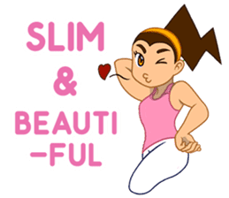Girl's Diet Diary sticker #10760672