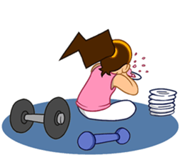 Girl's Diet Diary sticker #10760674