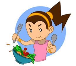Girl's Diet Diary sticker #10760675