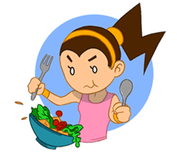 Girl's Diet Diary sticker #10760675