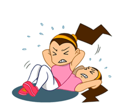 Girl's Diet Diary sticker #10760676