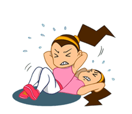 Girl's Diet Diary sticker #10760676