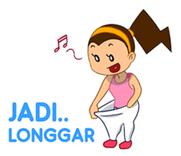 Girl's Diet Diary sticker #10760677