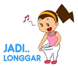 Girl's Diet Diary sticker #10760677