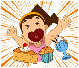 Girl's Diet Diary sticker #10760679