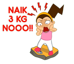 Girl's Diet Diary sticker #10760681