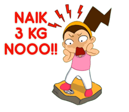 Girl's Diet Diary sticker #10760681