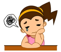 Girl's Diet Diary sticker #10760691