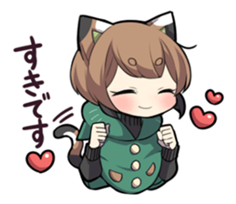 TORTOISESHELL KITTEN  3 sticker #10761375