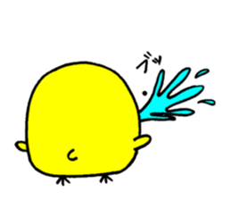 it cute chick sticker #10761498