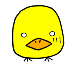 it cute chick sticker #10761509