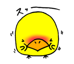 it cute chick sticker #10761534