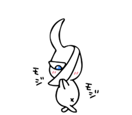 minmin of the rabbit sticker #10763424