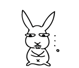 minmin of the rabbit sticker #10763439
